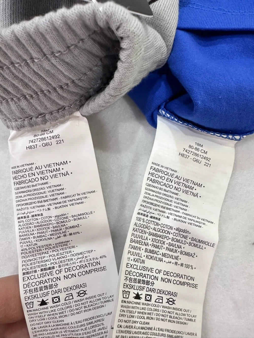Boy’s Nike Blue and Gray Short Set